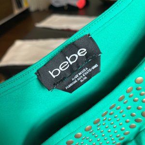 BEBE GREEN SUMMER Blouse